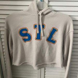 STL cropped hoodie (SMALL)
